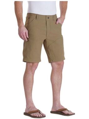 KUHL Renegade 12in Shorts Khaki UPF 50 Gorpcore Hiking Camping Outdoor Casual 40